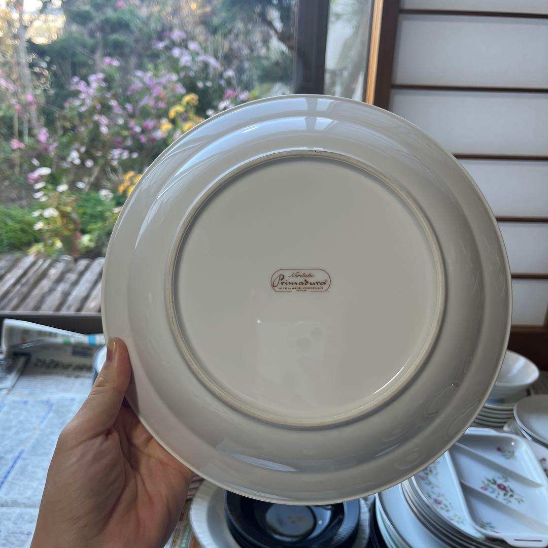 【Noritake】金縁サラダ皿（2枚）