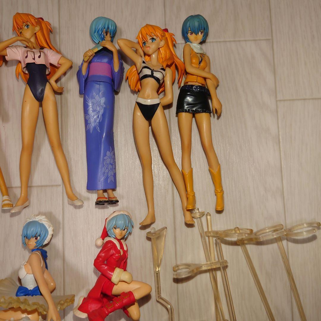 エヴァンゲリオン　ミニフィギュア　まとめ　綾波レイ　アスカ　水着　浴衣　当時物