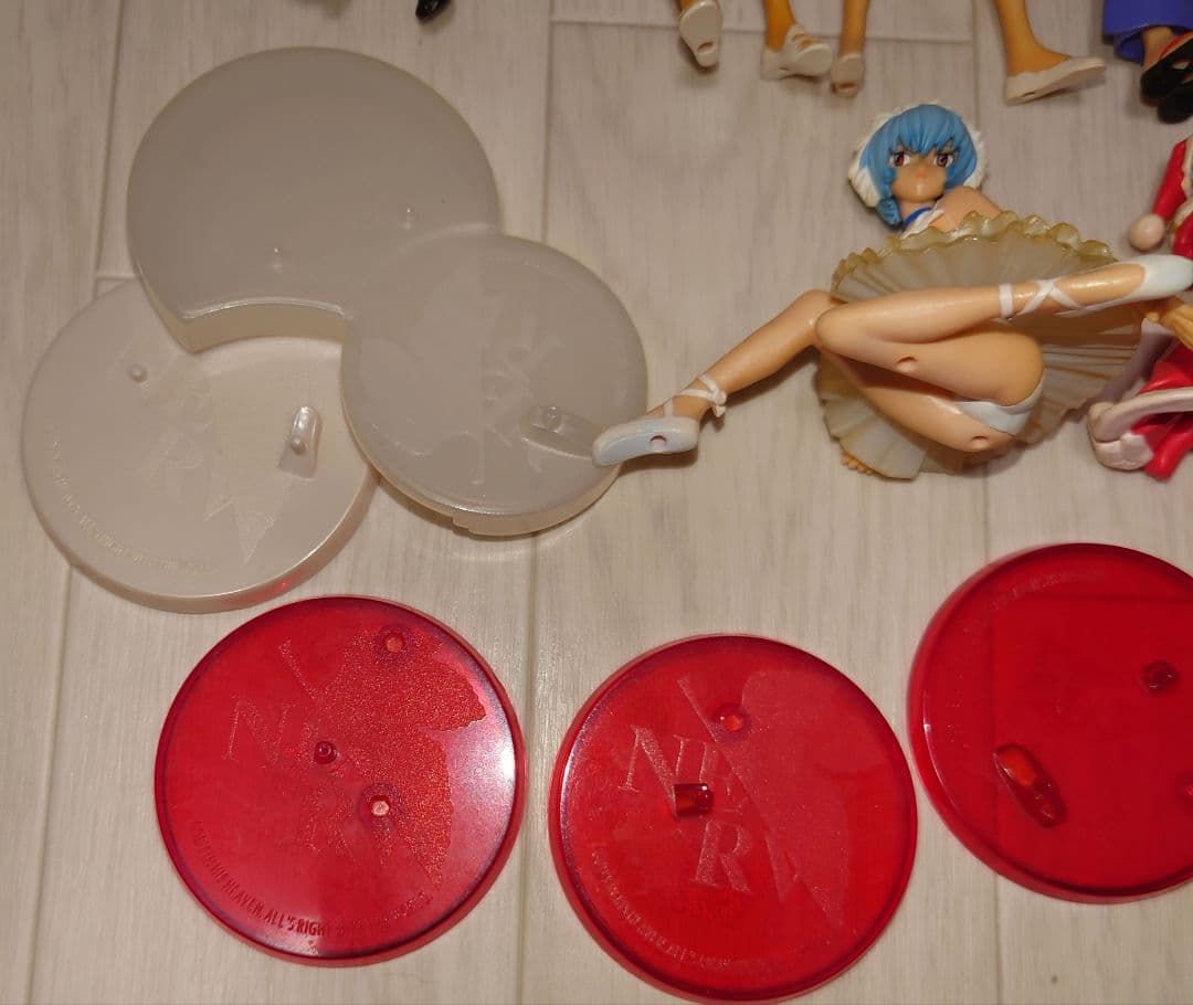 エヴァンゲリオン　ミニフィギュア　まとめ　綾波レイ　アスカ　水着　浴衣　当時物