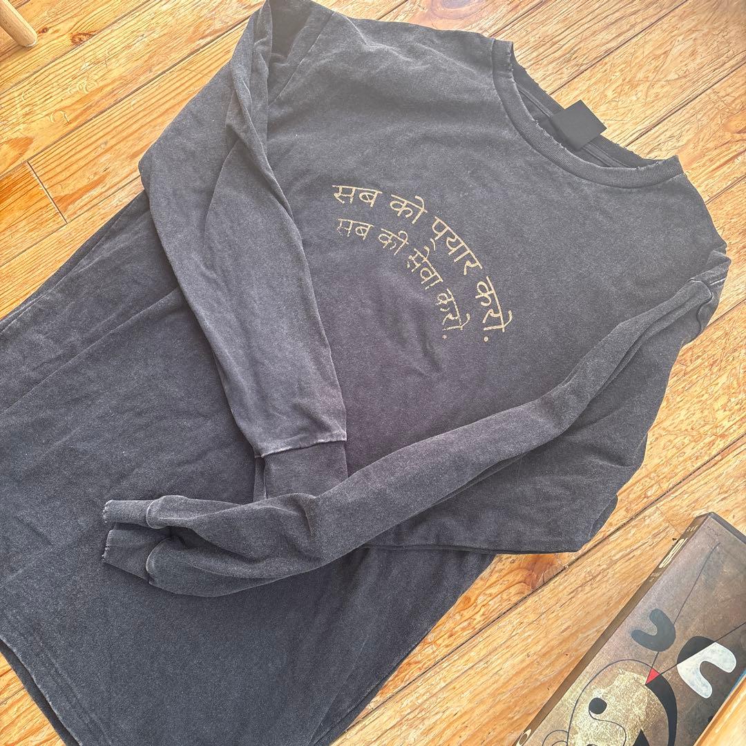 kaze fuji ダメージ長袖TシャツMサイズ