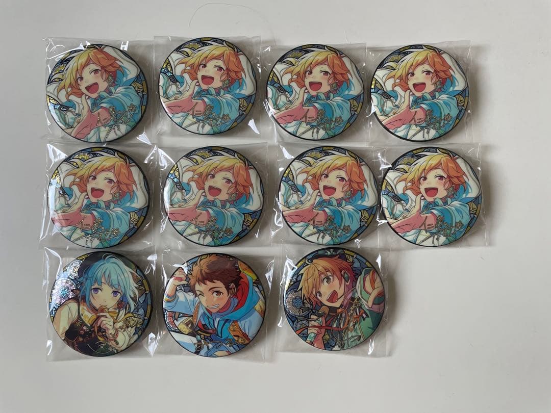 あんスタ Ra*bits 中国 缶バッジ 仁兎なずな 紫之創 真白友也 天満光