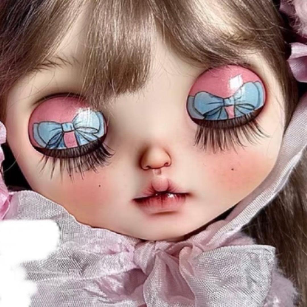 カスタムブライス 作家様 ドール 人形 幼い きれい ピンク フルセット