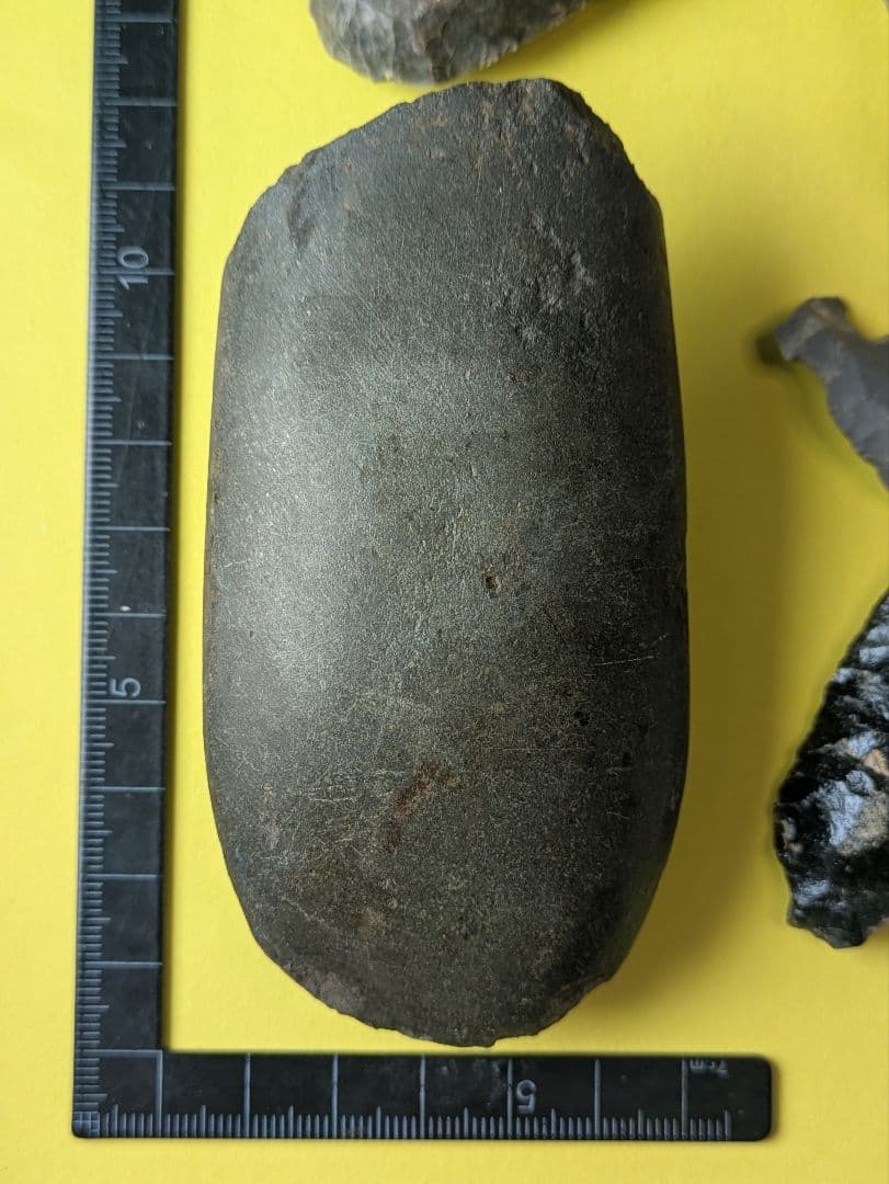 石器セット【出土品】石斧、石槍、石匙、石鏃 計 6点