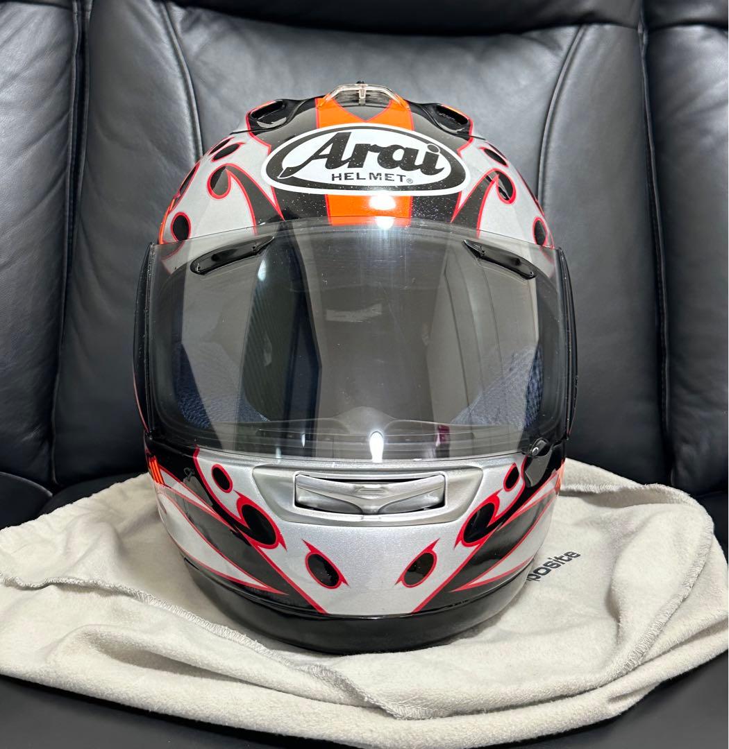 【希少】Arai RX-7 RR4 M 炎柄 PSC/SG