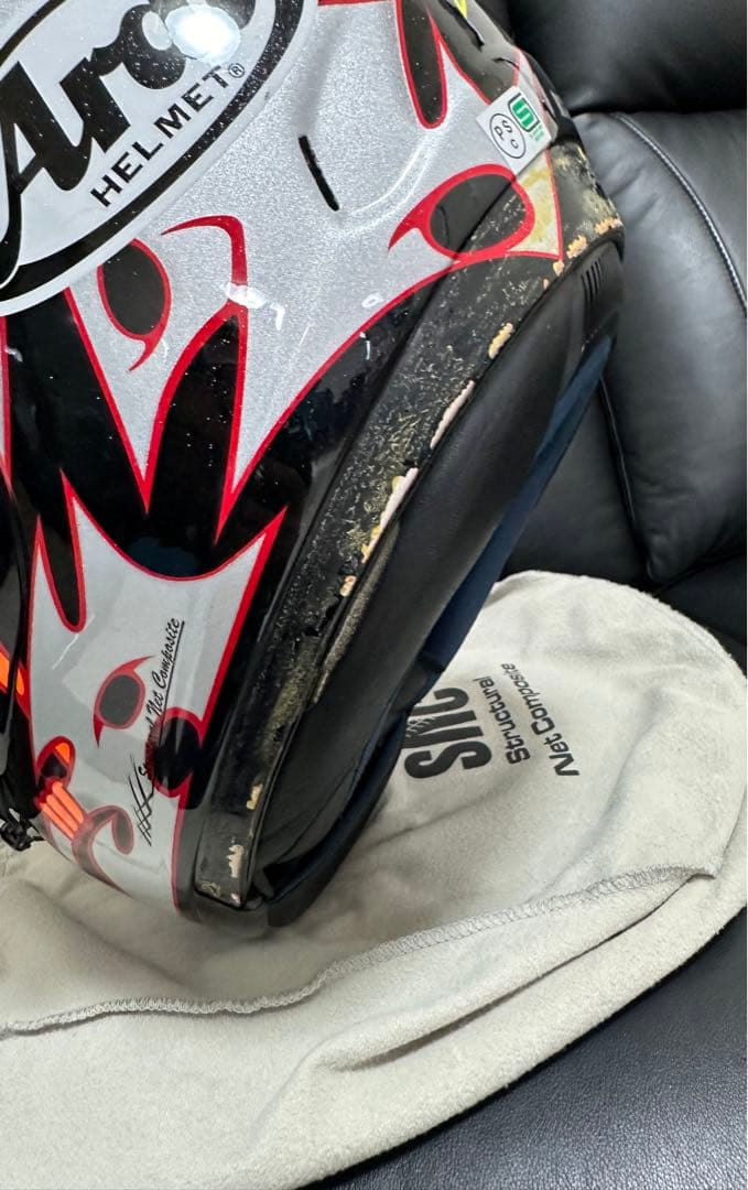 【希少】Arai RX-7 RR4 M 炎柄 PSC/SG