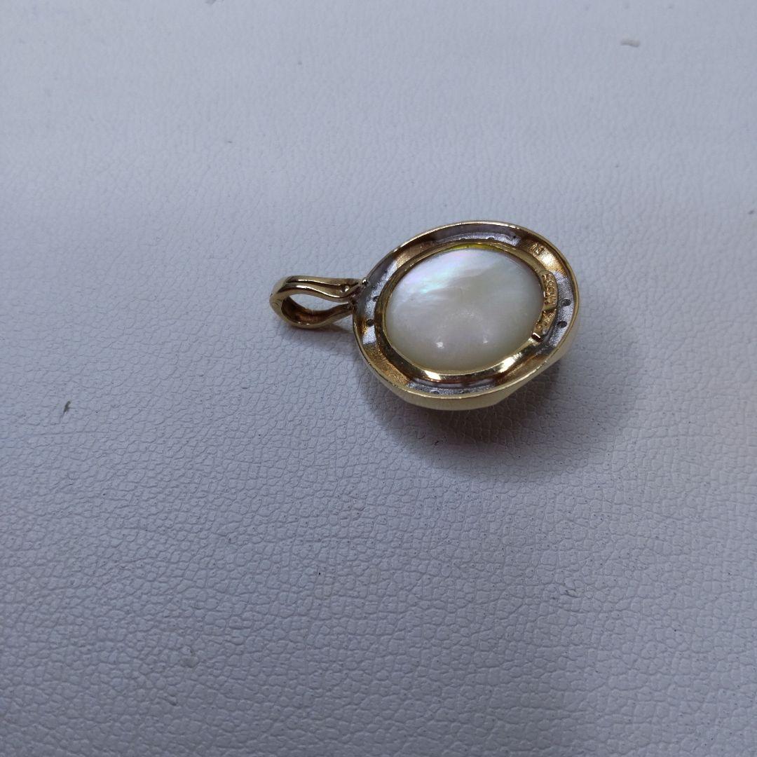 ♥️お安く♥️k14マベパールペンダントトップ