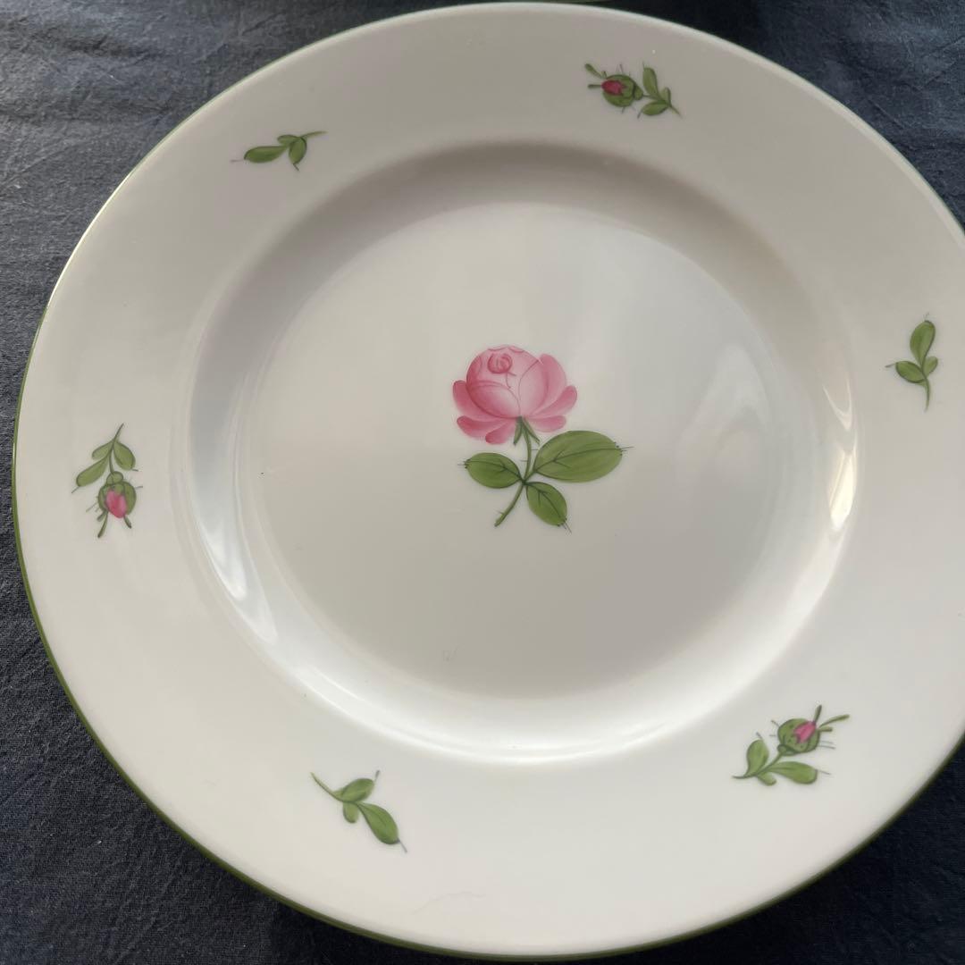 アウガルテン　ウィンナーローズ　プレート　2枚　皿