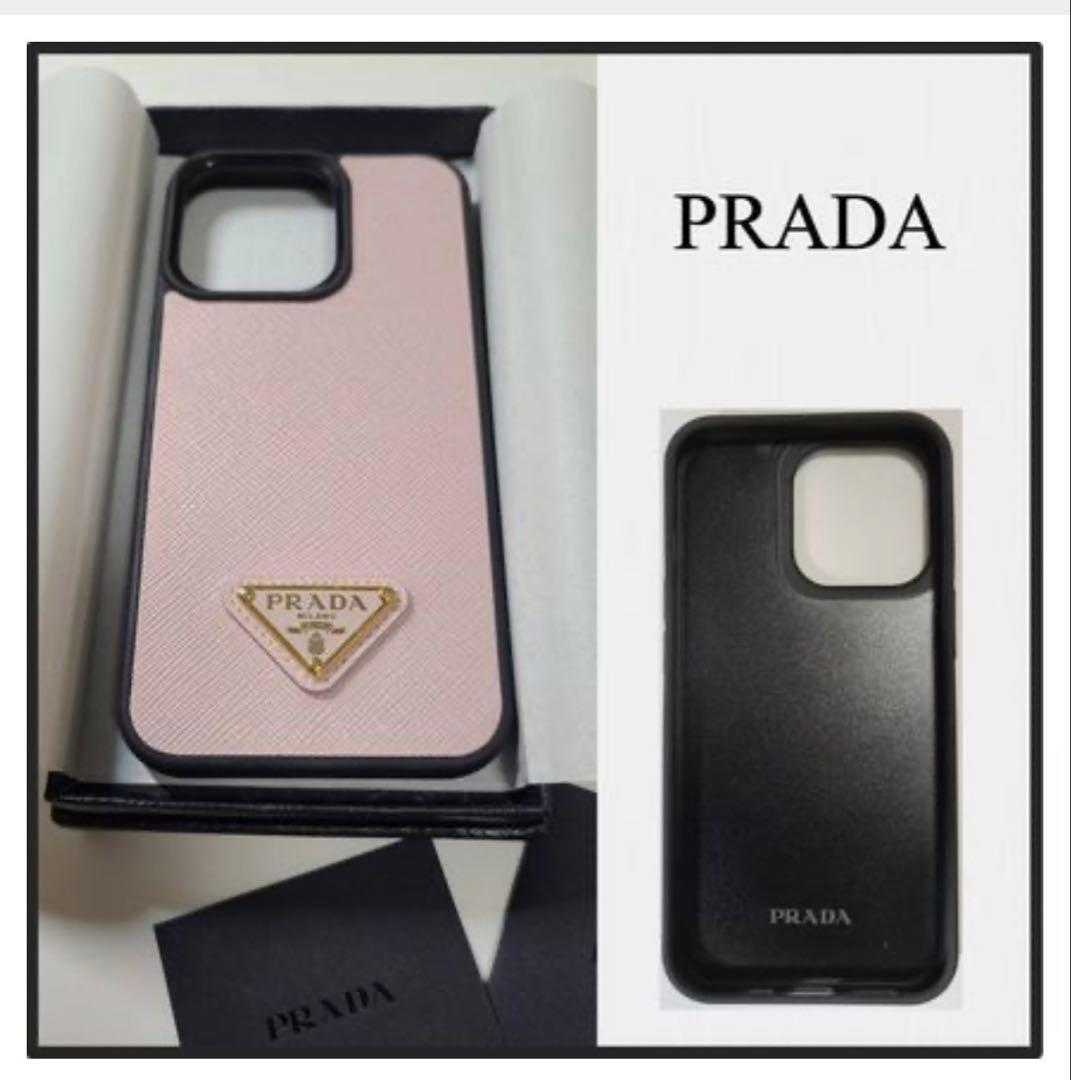 ◇PRADA◇ iPhone 13 Pro カバー サフィアーノレザー
