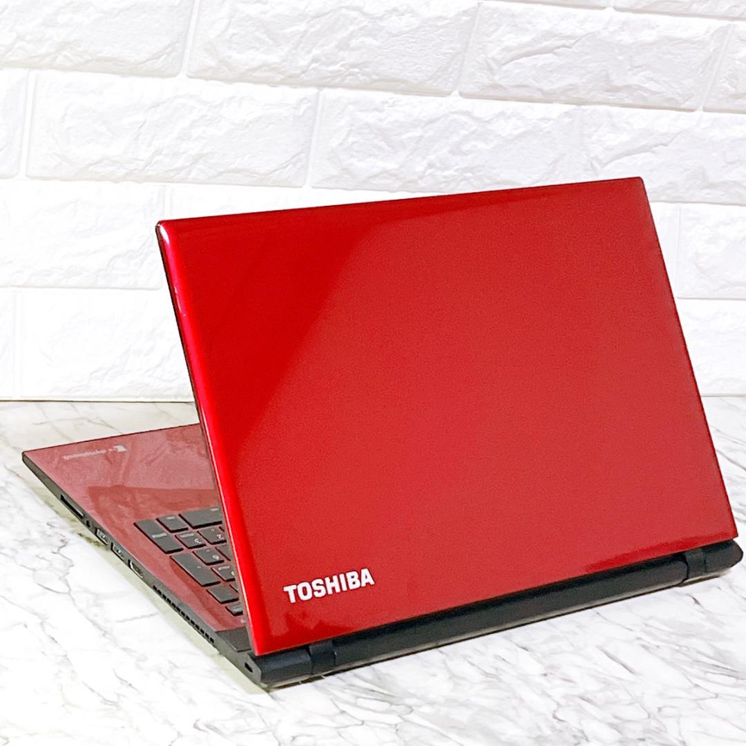 美品✨Windows11✨新品爆速SSDノートパソコン赤✨カメラ薄型・ブルーレイ