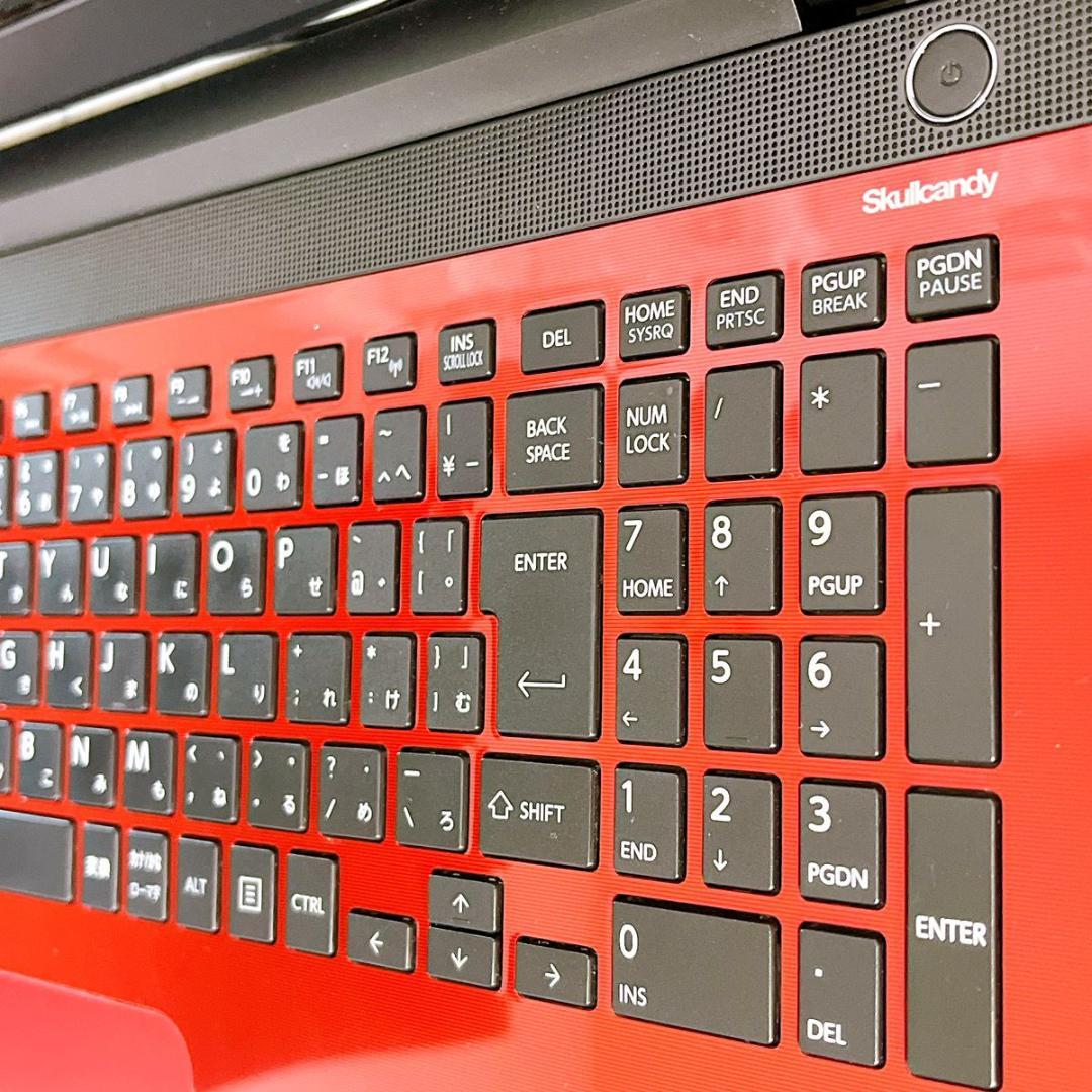 美品✨Windows11✨新品爆速SSDノートパソコン赤✨カメラ薄型・ブルーレイ