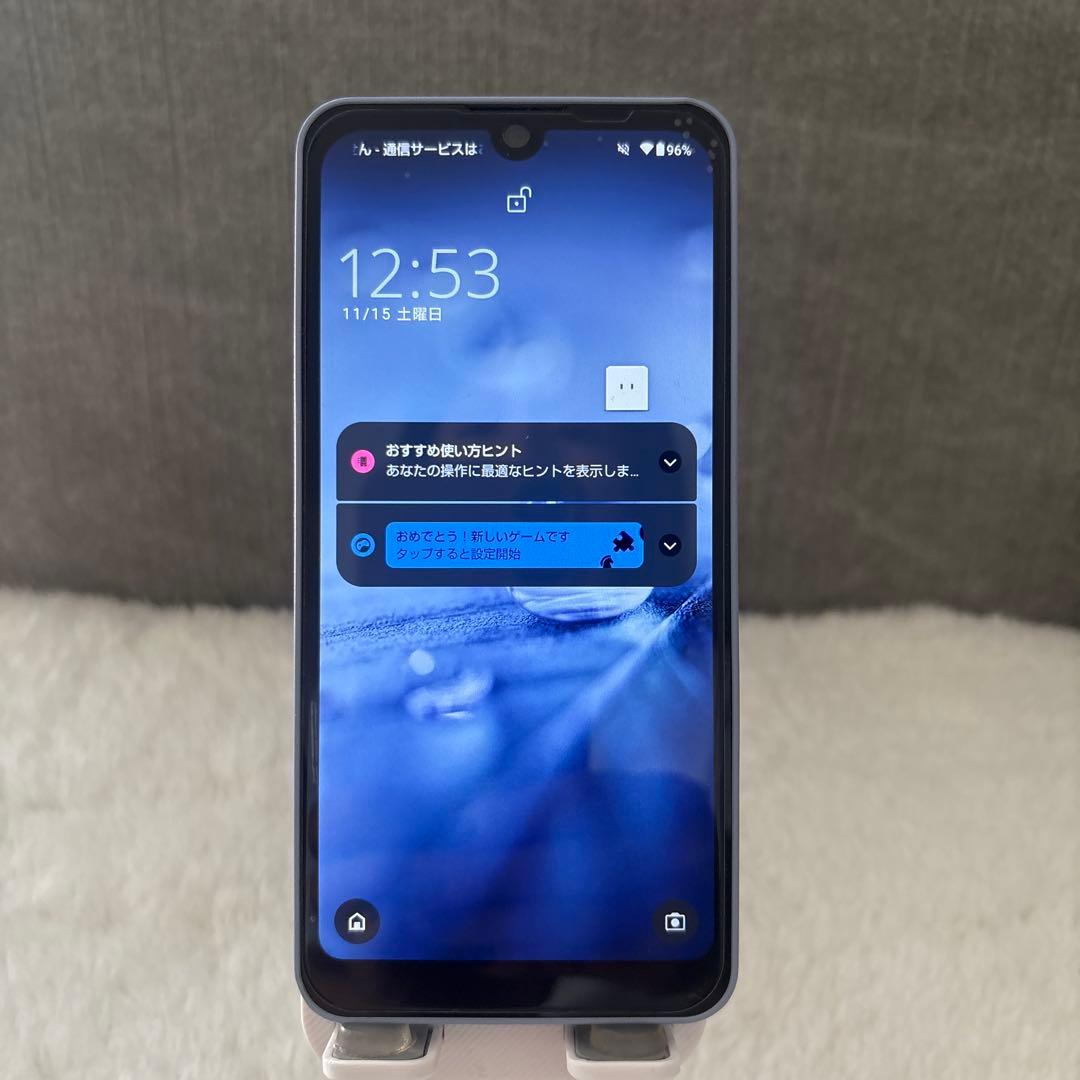 シャープ AQUOS wish2 本体 SH-51C ブルー