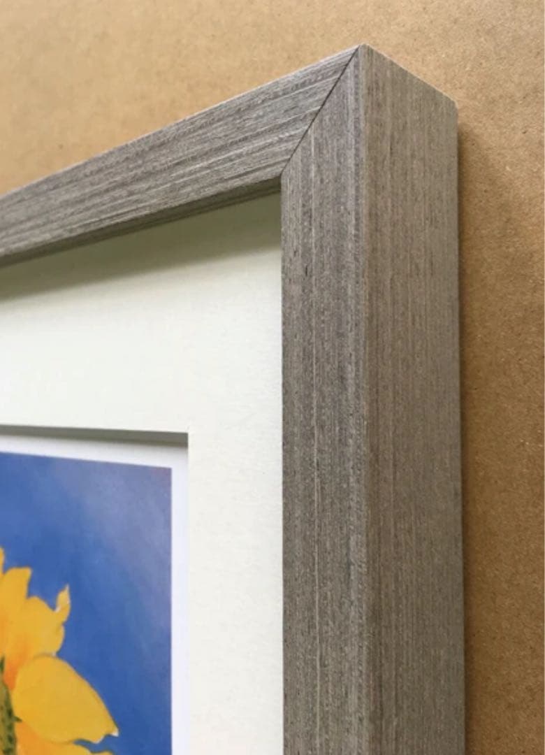 ジョージア・オキーフ 「ひまわりSUNFLOWER」　額付き 高級アートプリント