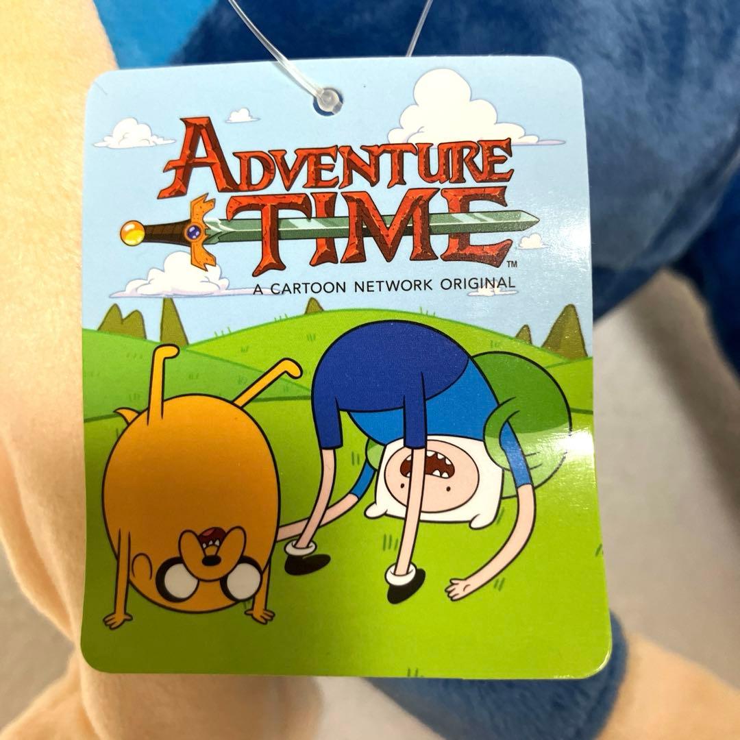 アドベンチャー・タイム　フィン　びよよんぬいぐるみ　タグ付き　美品