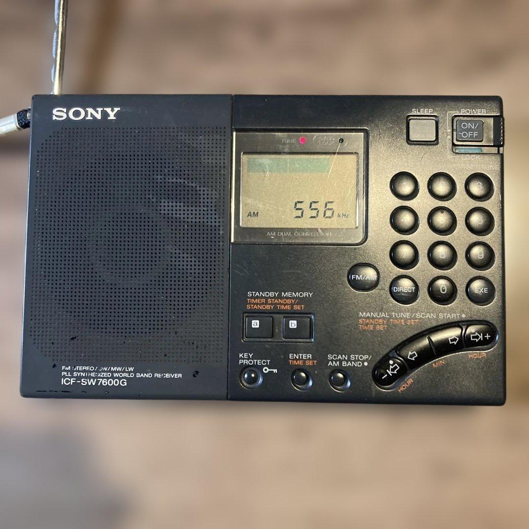 SONY ICF-SW7600Gラジオ　ジャンク品