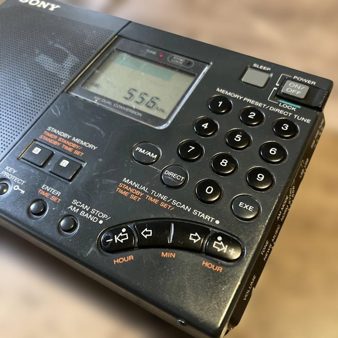 SONY ICF-SW7600Gラジオ　ジャンク品