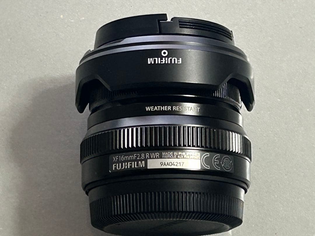 (3/9まで掲載)Fujifilm XF16mm F2.8 R WR ブラック