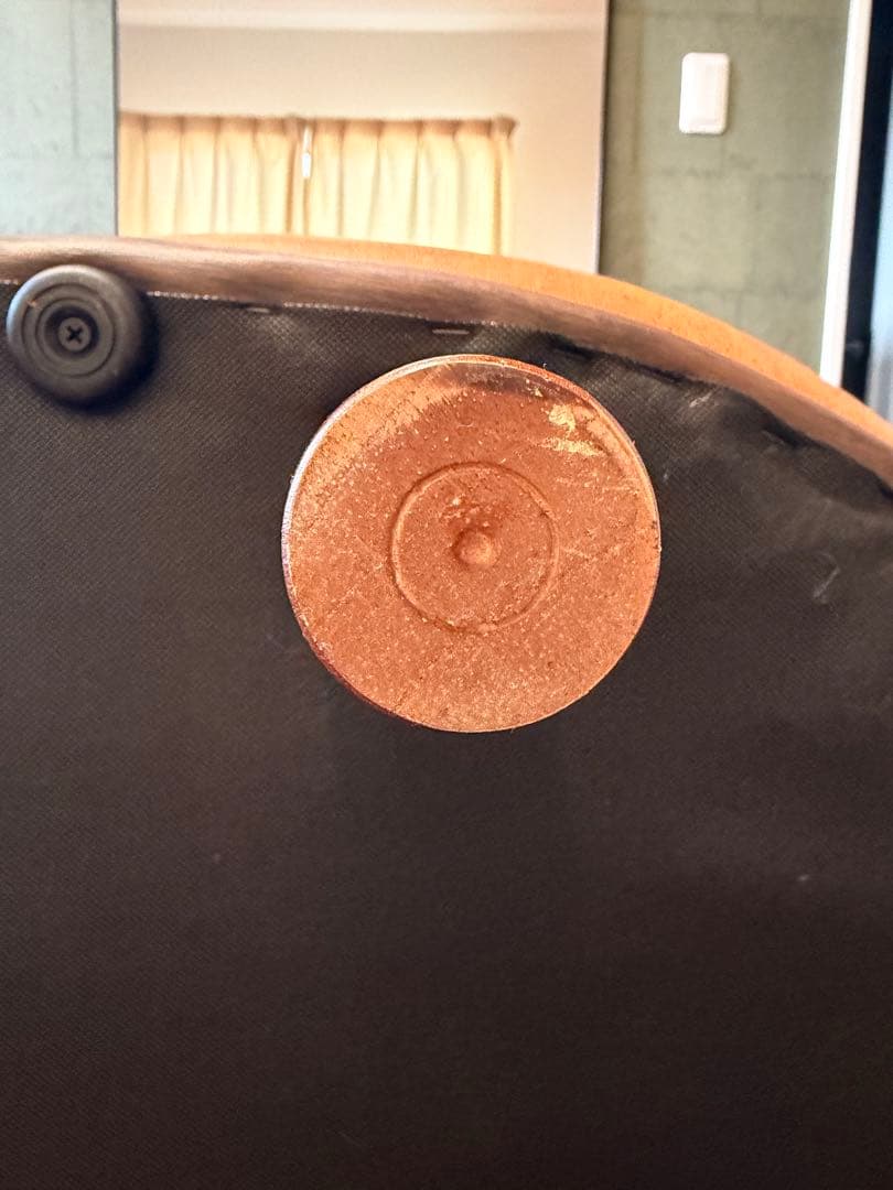 2人掛けソファ ブラウン 合成革製