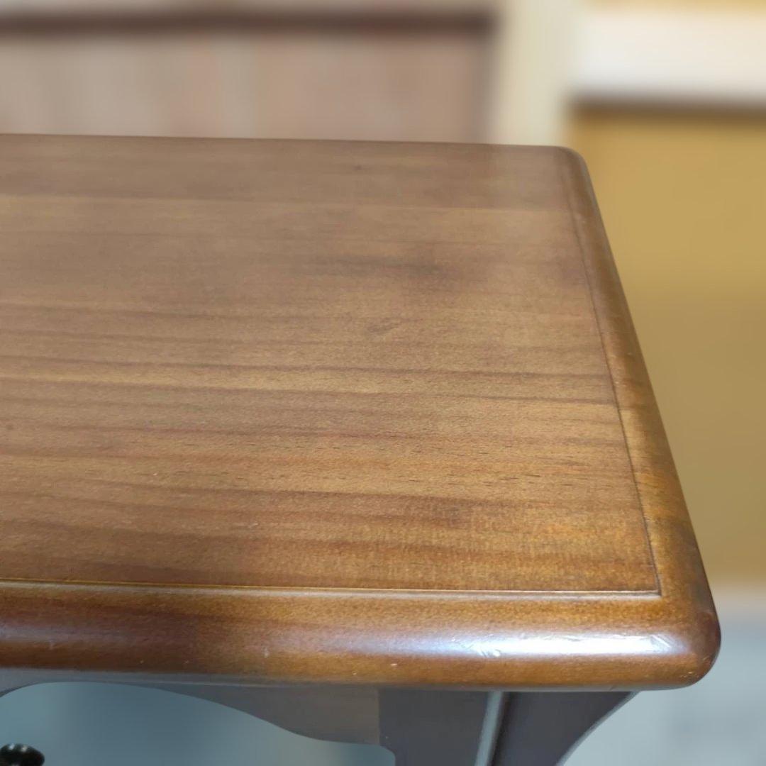 アケボノ工芸 アンティーク調 キャビネット サイドボード 飾り棚 木製 レトロ