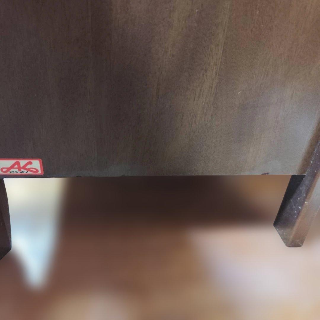 アケボノ工芸 アンティーク調 キャビネット サイドボード 飾り棚 木製 レトロ