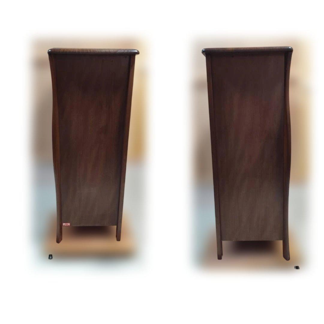 アケボノ工芸 アンティーク調 キャビネット サイドボード 飾り棚 木製 レトロ