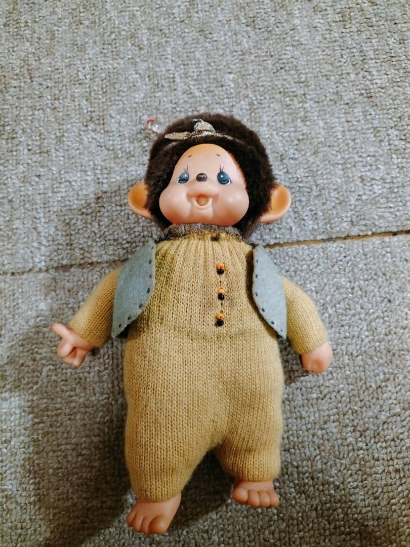 最終値下げ レア 昭和レトロ モンチッチ 3体セット 発売当初の製品