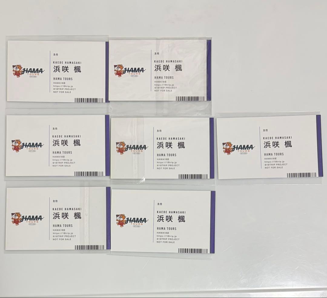 18TRIP エイトリ 浜咲楓 社員証風カード 名刺 アニメイト 特典