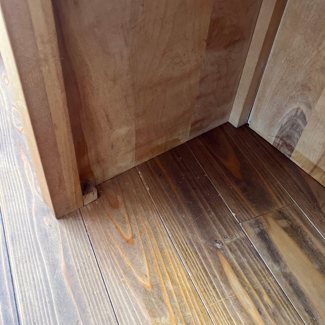 手作り木製　ままごとキッチン　ちびっこデスク　子供用デスク