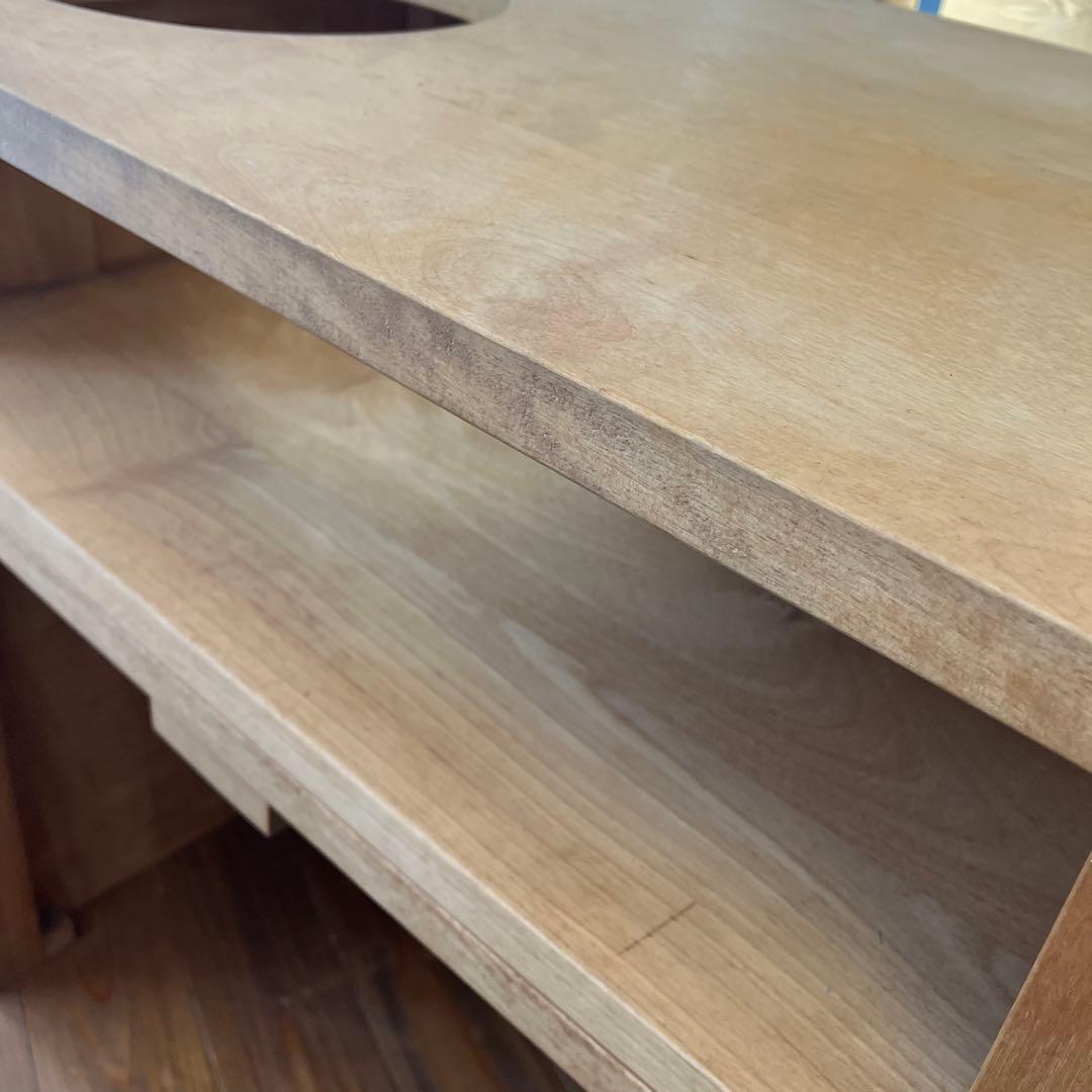 手作り木製　ままごとキッチン　ちびっこデスク　子供用デスク