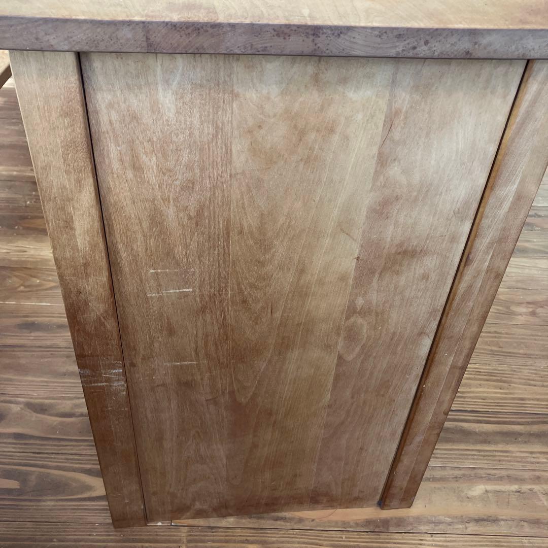 手作り木製　ままごとキッチン　ちびっこデスク　子供用デスク