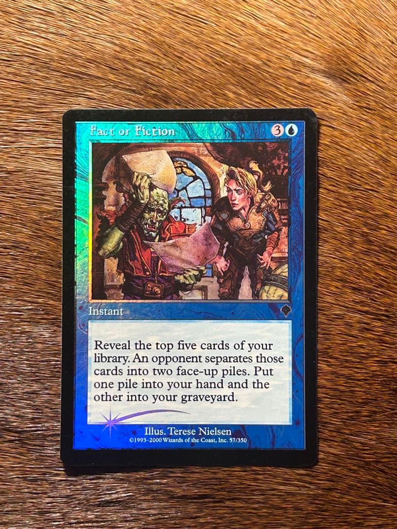 MTG 嘘か真か Fact or Fiction 英語Foil INV 初版