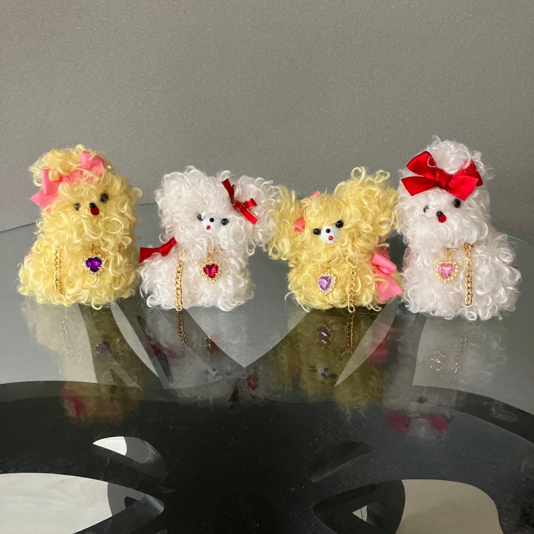 くり　くるくる犬　ぬいぐるみ　黄色