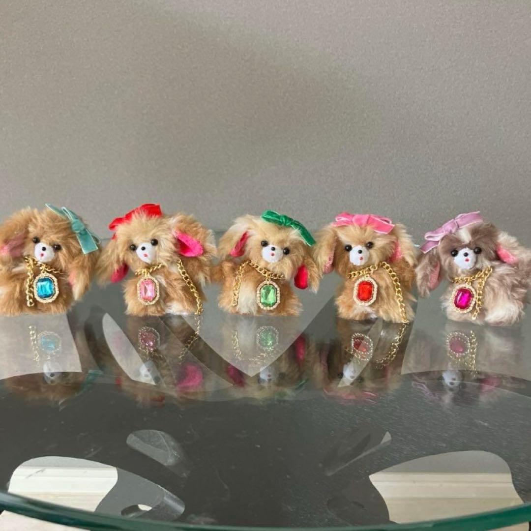 くり　くるくる犬　ぬいぐるみ　黄色