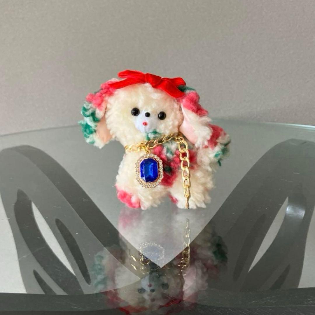 くり　くるくる犬　ぬいぐるみ　黄色