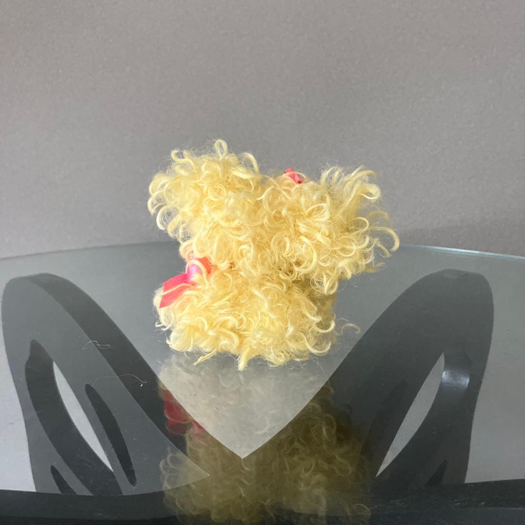 くり　くるくる犬　ぬいぐるみ　黄色