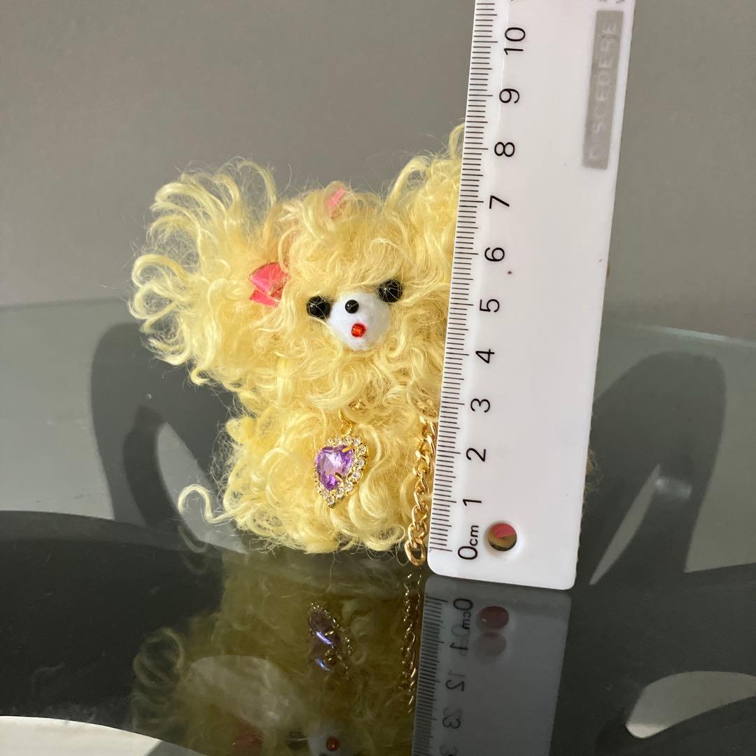 くり　くるくる犬　ぬいぐるみ　黄色