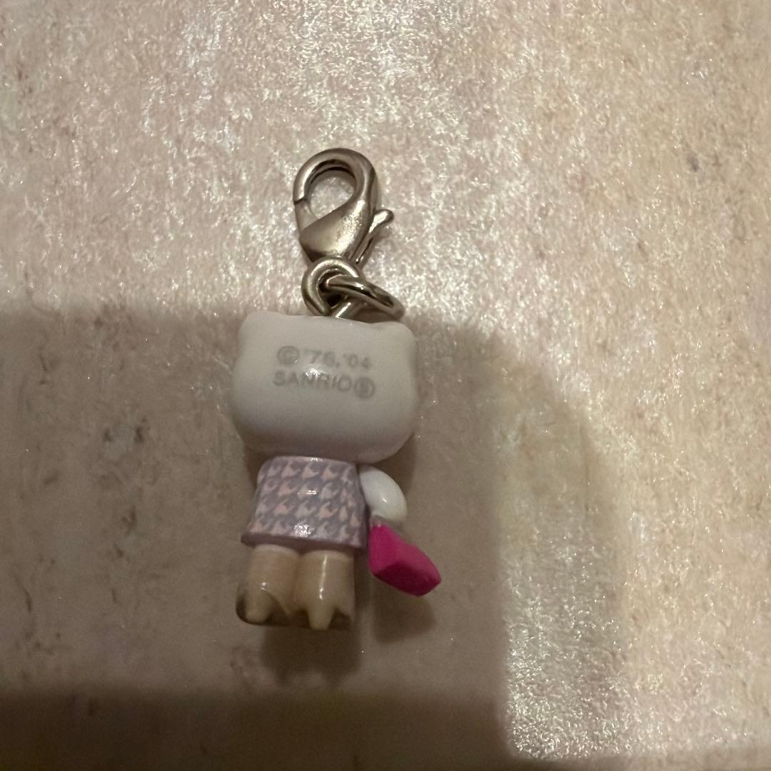 ハローキティ チェックワンピース　ストラップ