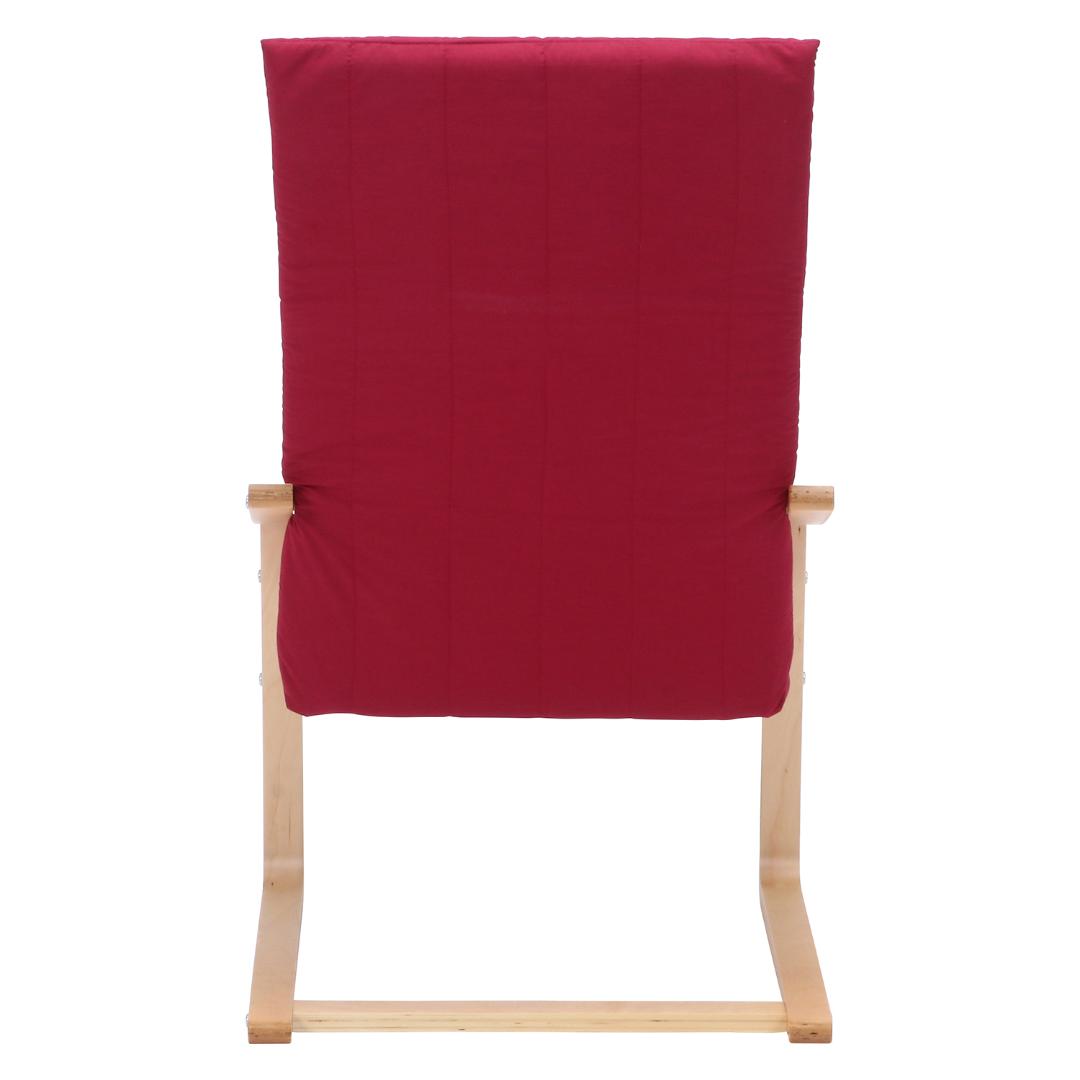 揺れるハイバックチェア スリムサイズ 幅60 ワインレッド