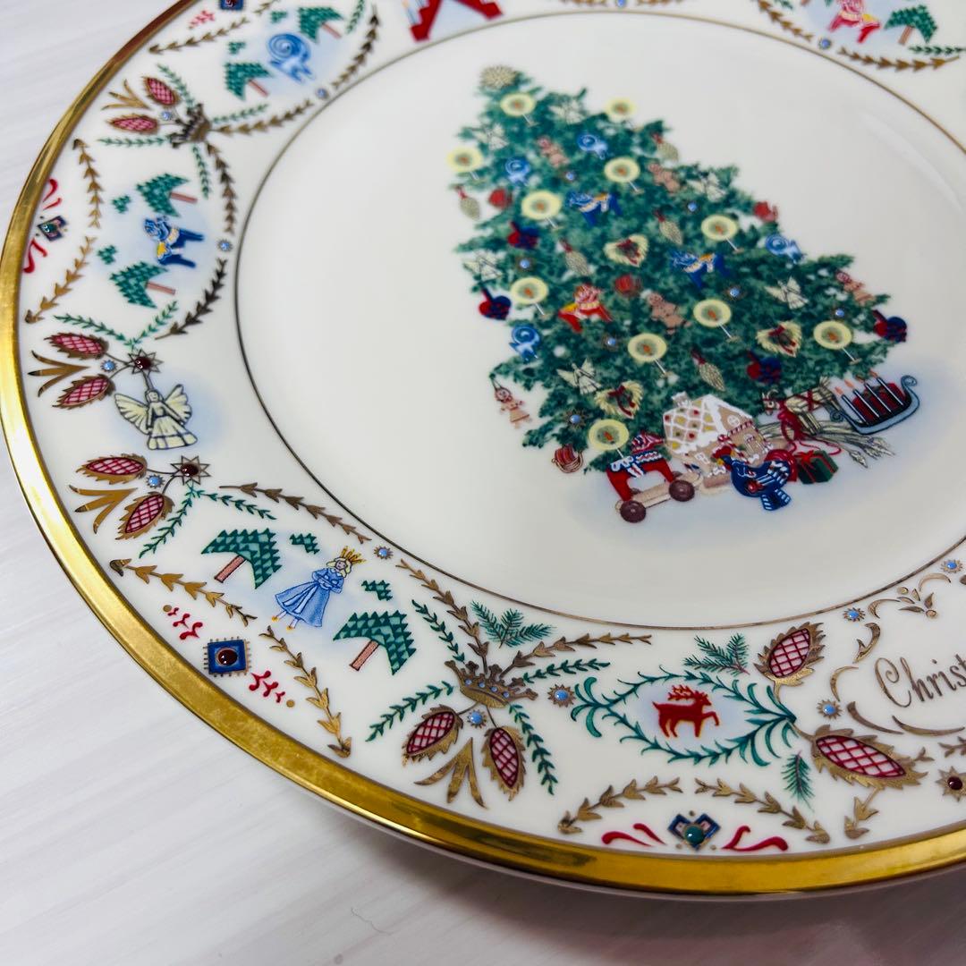 新品未使用LENOXクリスマスプレート2000年 コレクターズプレート