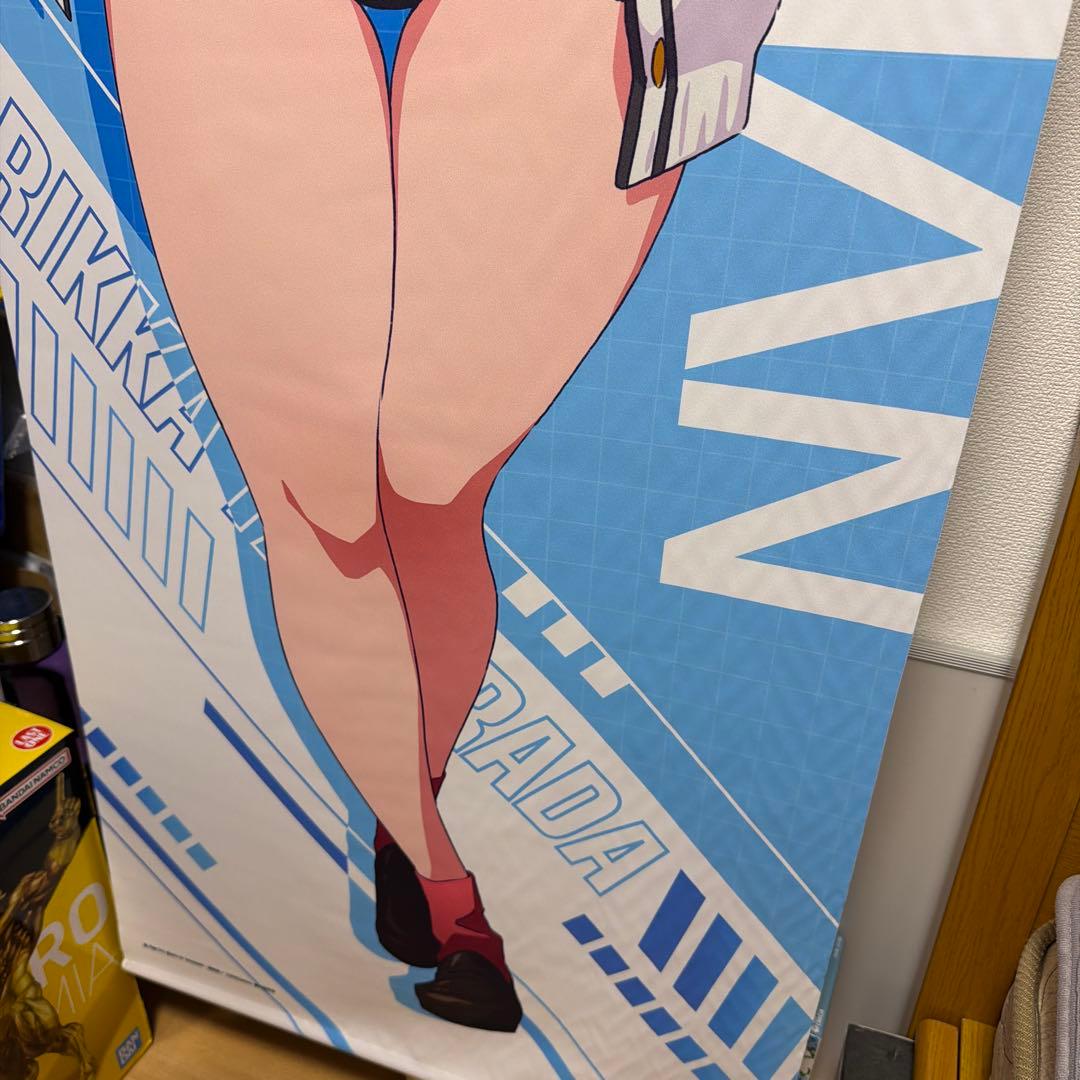 グリッドマン　宝多六花　等身大　タペストリー　どこプラ　くじメイト