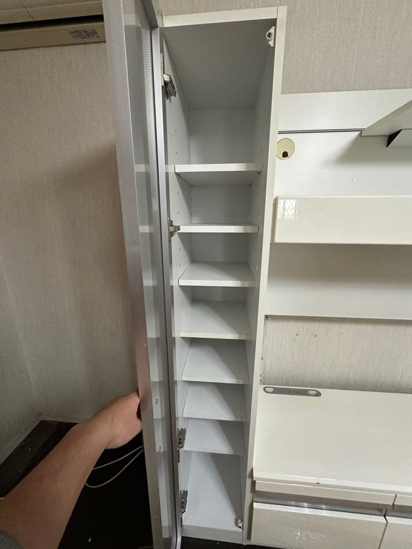 元値400000円　ホワイトテレビボード　収納付き