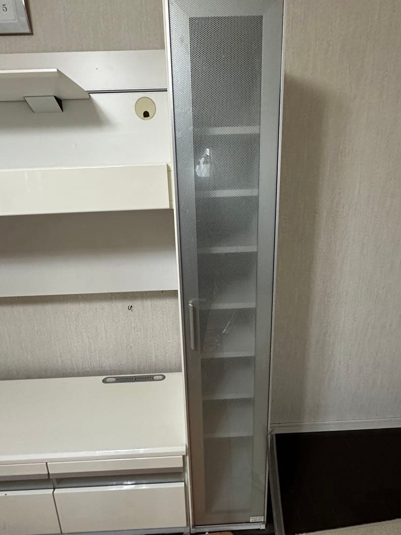 元値400000円　ホワイトテレビボード　収納付き