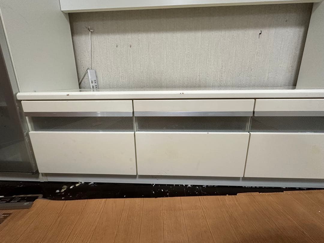 元値400000円　ホワイトテレビボード　収納付き