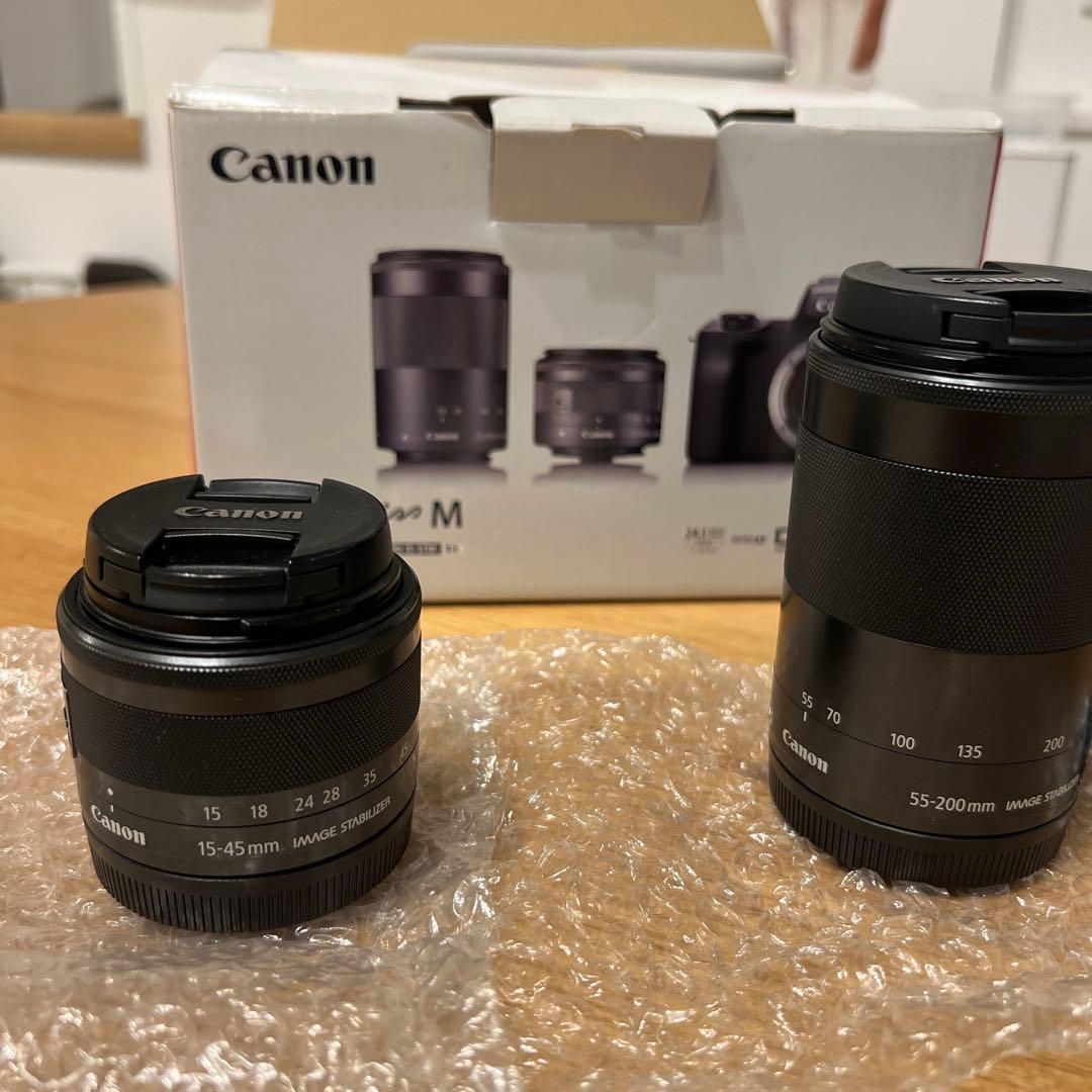 2/23出品！Canon EOS M EF-M15-45 EF-M55-200