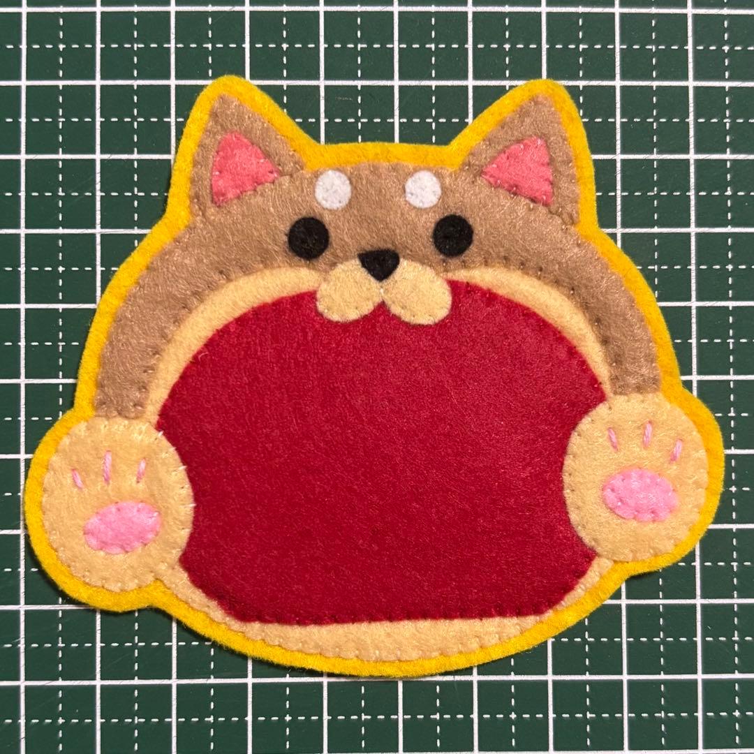 【まいまいページ】ハンドメイド　フェルト　ワッペン　ネームタグ　名札