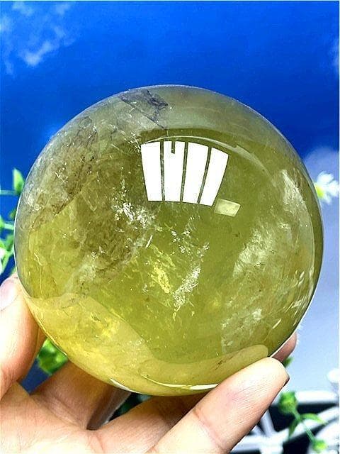 AAA級【金運UP】★天然シトリン丸玉B89D1/235D05D