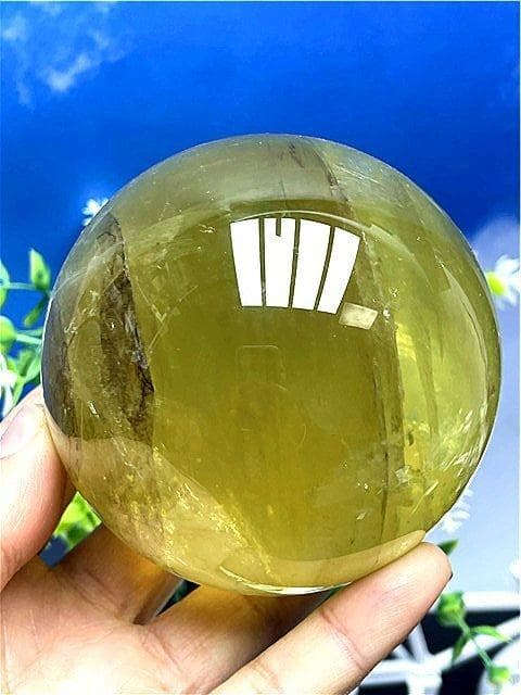 AAA級【金運UP】★天然シトリン丸玉B89D1/235D05D