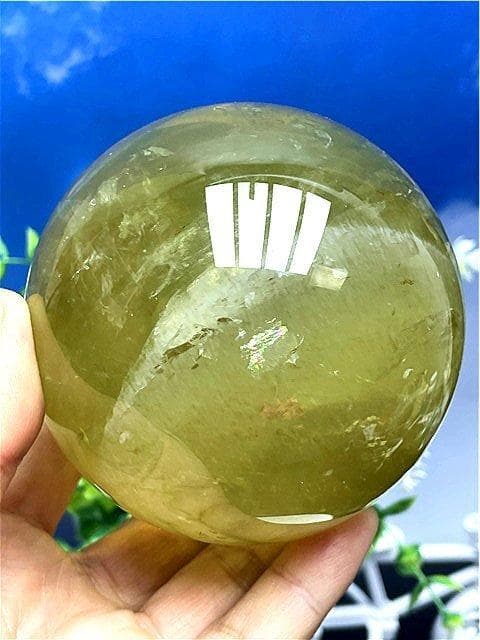 AAA級【金運UP】★天然シトリン丸玉B89D1/235D05D