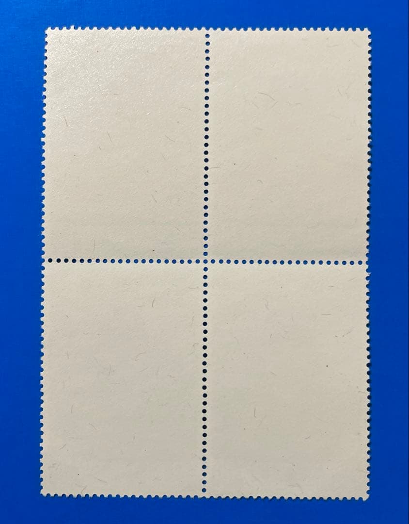 中華民国台湾切手　故宮名画’62年版(未使用・田型、4種完)