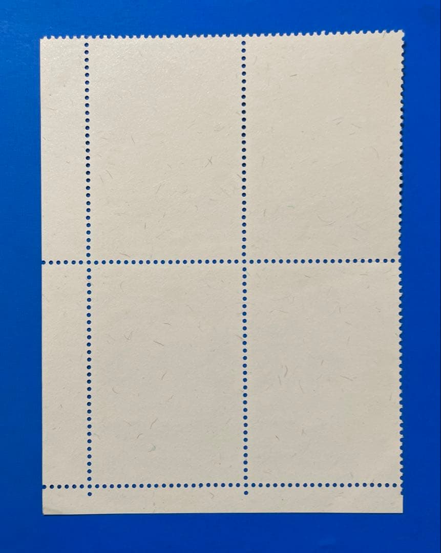 中華民国台湾切手　故宮名画’62年版(未使用・田型、4種完)