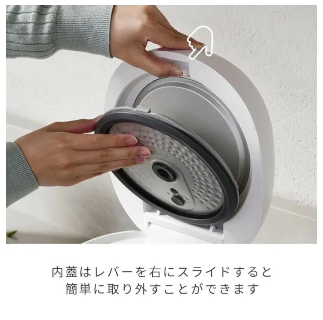 美品YAMAZEN マイコン式炊飯器 ブラック 3合 11種類コース一回使用